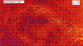 Meteorologové varují před tropickými teplotami